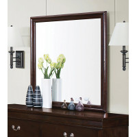 Coaster Furniture 202414 Louis Philippe Square Mirror Cappuccino